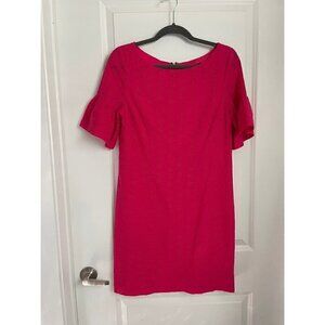 Karl Lagerfeld Pink Lace Eyelet Dress